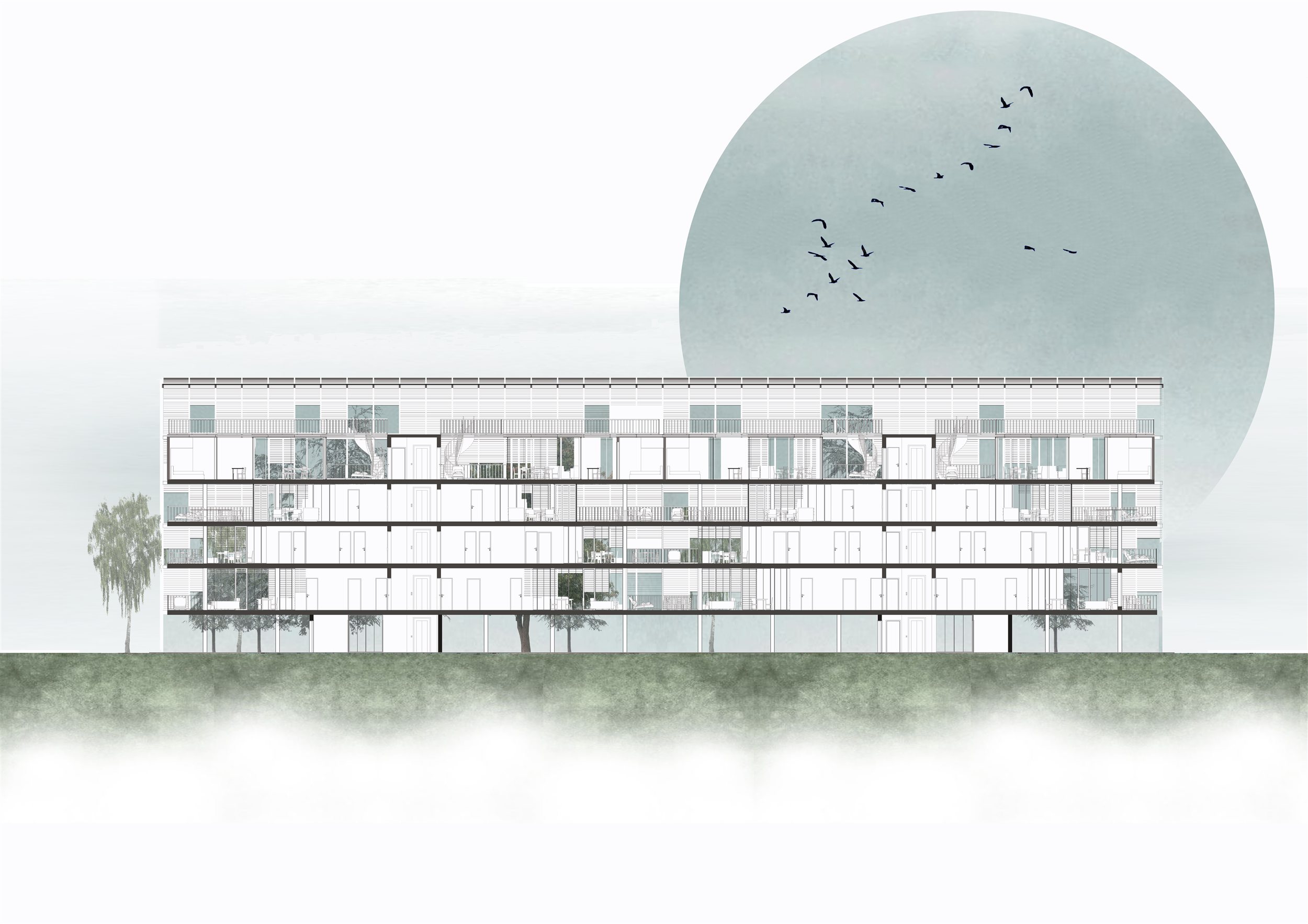 Derrière les volets 