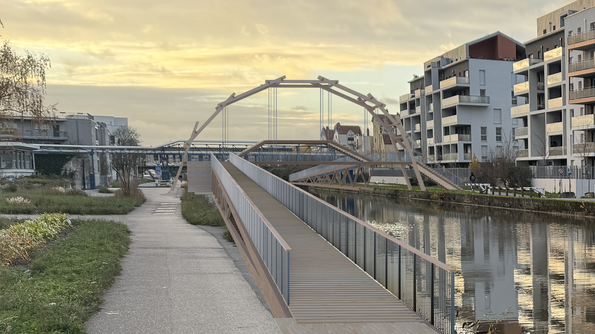 Passerelle réciproque